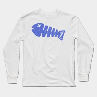 Fish Skeleton Long Sleeve T-Shirt